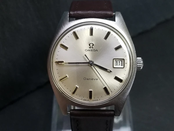 OMEGA オメガ ジュネーブ ref.136.041 cal.613 ラウンドケース サテン・ポリッシュ仕上げ メンズ