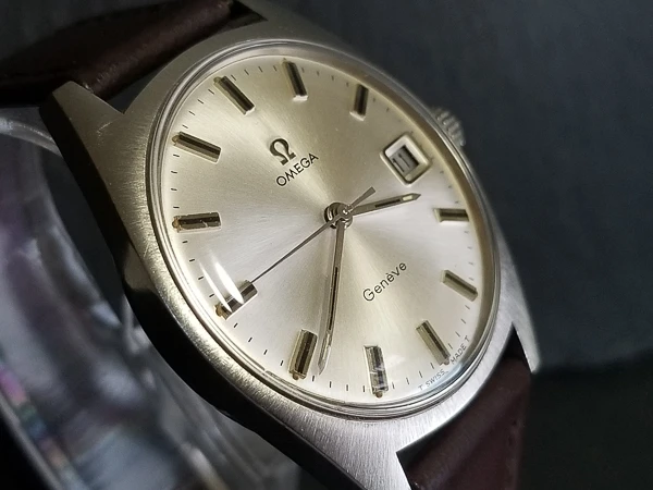 OMEGA オメガ ジュネーブ ref.136.041 cal.613 ラウンドケース サテン・ポリッシュ仕上げ メンズ