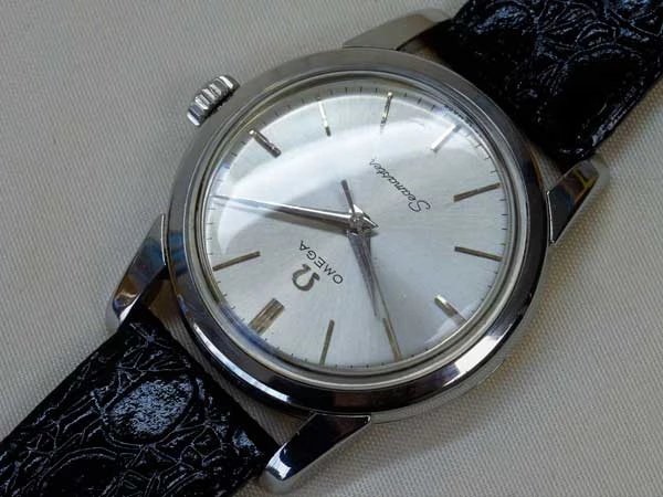 オメガ OMEGA シーマスター SEAMASTER Cal.420 手巻き シルバーダイアル ドルフィンハンズ 太ラグ 良品