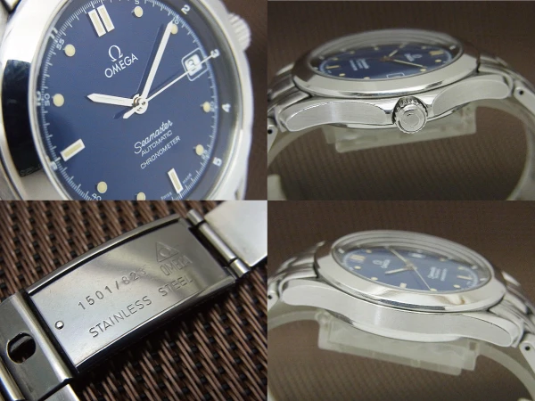 オメガ シーマスター クロノメーター ST168.1501 SS ブルー文字盤 ブレス仕様 オートマチック OMEGA Seamaster CHRONOMETER [代行おまかせコース]