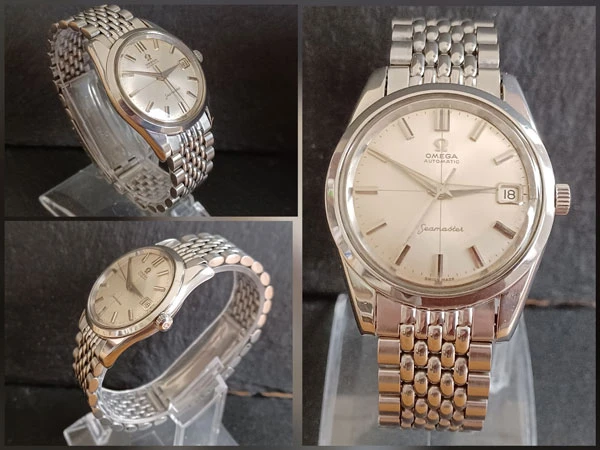 OMEGA オメガ シーマスター クロスライン 下がりS Cal.562 Ref.14763‐61sc 7連ライスブレス 1961年式