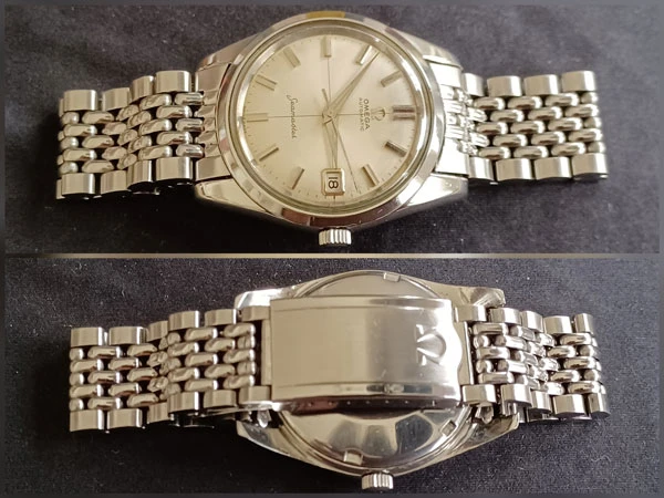 OMEGA オメガ シーマスター クロスライン 下がりS Cal.562 Ref.14763‐61sc 7連ライスブレス 1961年式