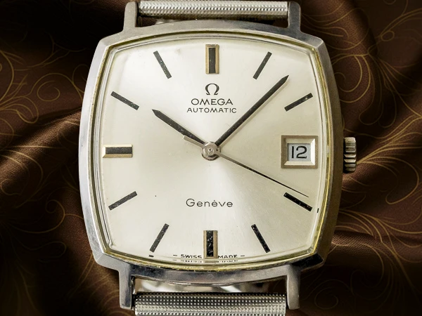 オメガ ジュネーブ スクエアケース オートマチック デイト Cal.565 スタイリッシュなメンズモデル OMEGA Geneve [ 代行おまかせコース ]