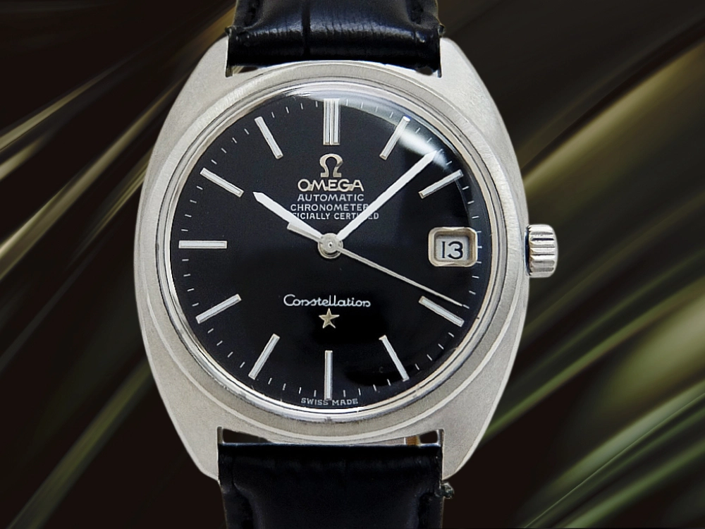 オメガ コンステレーション クロノメーター Ref.ST168.0017 Cal.564 SS Cラインケース ブラックダイヤル オートマチック OMEGA Constellation [代行おまかせコース]