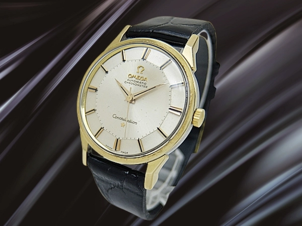 オメガ コンステレーション クロノメーター Ref.14900-61SC Cal.551 トップゴールド/SS 12角シルバーダイヤル 猫足ラグ オートマチック OMEGA Constellation CHRONOMETER [代行おまかせコース]