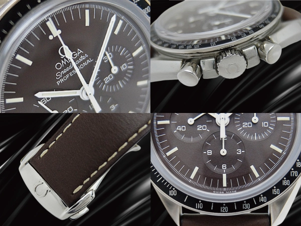 オメガ スピードマスター プロフェッショナル Ref.311.32.42.30.13.001 Cal.1863 SS ブラウンダイヤル シースルーバック レザーストラップ+Dバックル仕様 手巻き BOX・ギャラ等付属 OMEGA SPEEDMASTER MOONWATCH PROFESSIONAL CHRONOGRAPH [代行おまかせコース]