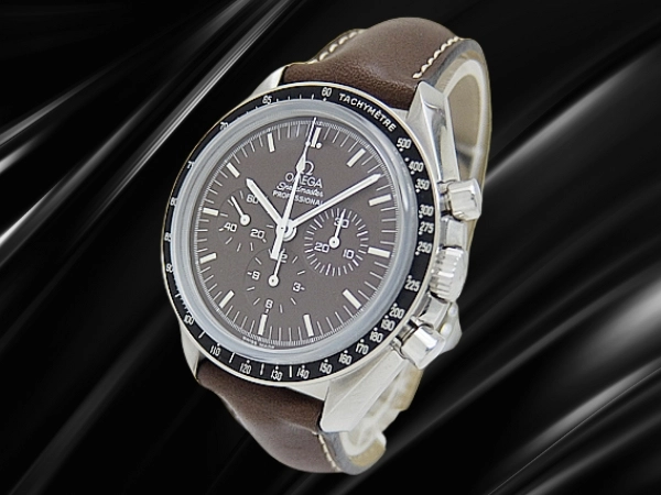 オメガ スピードマスター プロフェッショナル Ref.311.32.42.30.13.001 Cal.1863 SS ブラウンダイヤル シースルーバック レザーストラップ+Dバックル仕様 手巻き BOX・ギャラ等付属 OMEGA SPEEDMASTER MOONWATCH PROFESSIONAL CHRONOGRAPH [代行おまかせコース]