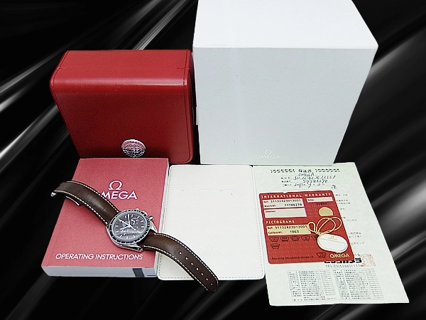 オメガ スピードマスター プロフェッショナル Ref.311.32.42.30.13.001 Cal.1863 SS ブラウンダイヤル シースルーバック レザーストラップ+Dバックル仕様 手巻き BOX・ギャラ等付属 OMEGA SPEEDMASTER MOONWATCH PROFESSIONAL CHRONOGRAPH [代行おまかせコース]