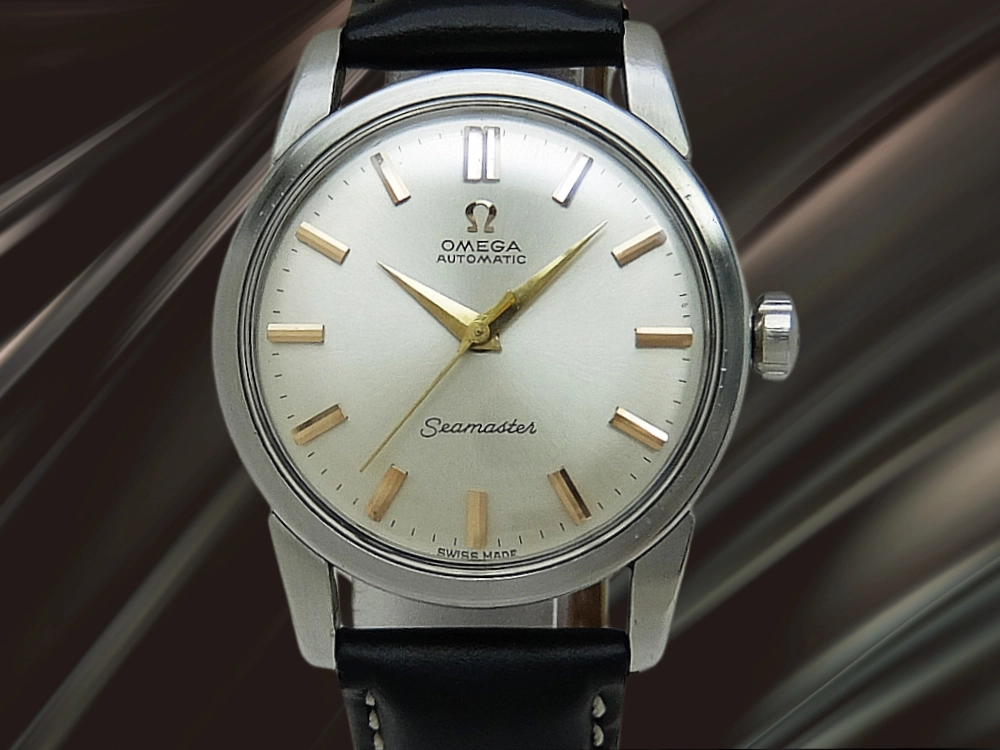 オメガ シーマスター Ref.2846 5SC Cal.352 SS シルバーダイヤル ベルト仕様 ハーフローター式オートマチック OMEGA Seamaster [代行おまかせコース]