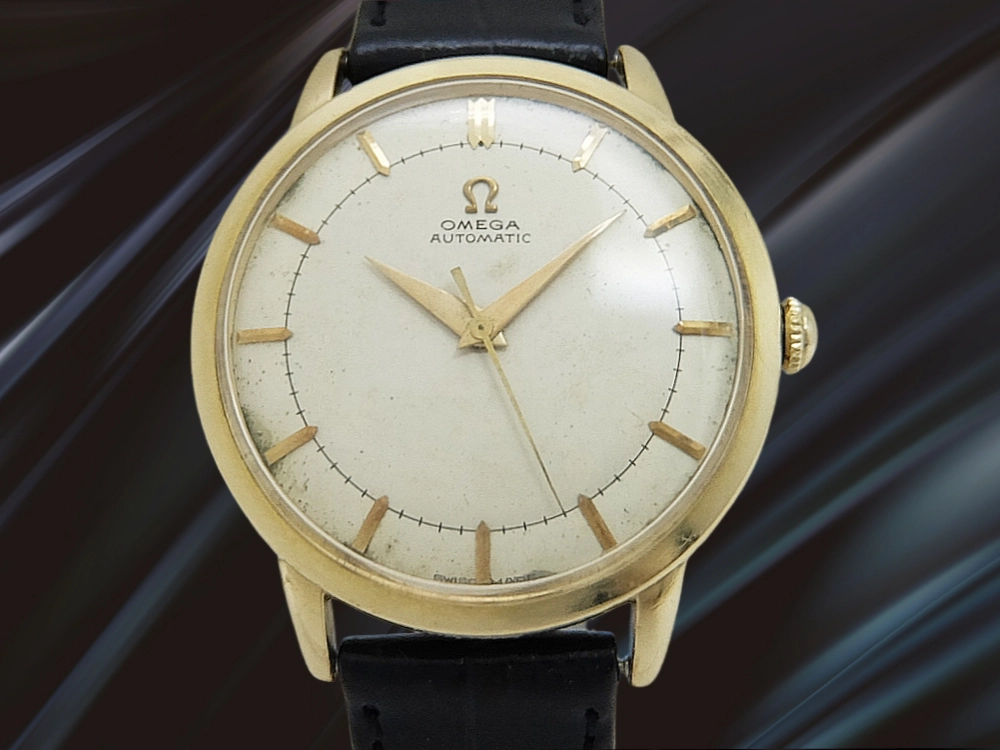 オメガ バンパー式ハーフローター オートマチック Ref.G6518 Wadsworth社製 重 量28g 14K GOLD Cal.351 ツートンダイヤル  OMEGA × Wadsworth [代行おまかせ コース]