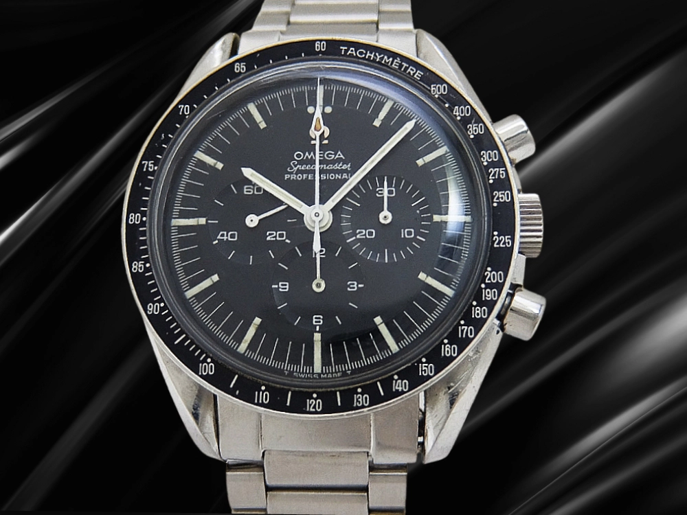 オメガ スピードマスター プロフェッショナル 4thモデル Ref.145.012-67SP Cal.321 SS ブラックダイヤル ブレス装着 手巻き クロノグラフ OMEGA Speedmaster Professional 4th [代行おまかせコース]