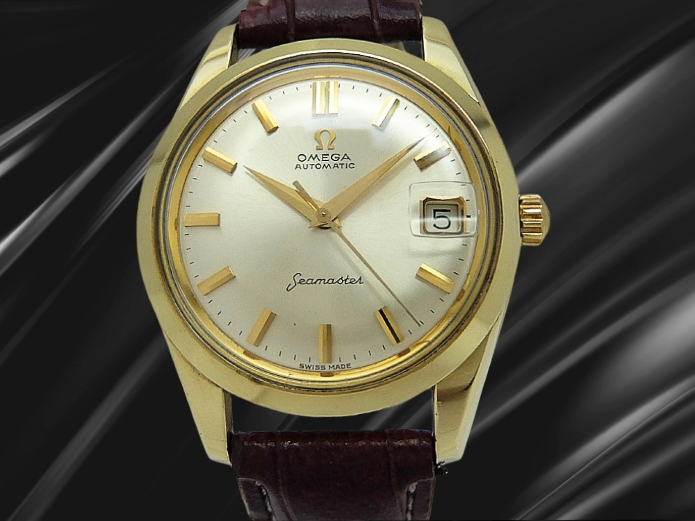 オメガ シーマスター デイト Ref.14763-62 Cal.562 GF/SS シルバーダイヤル オートマチック OMEGA Seamaster [代行おまかせコース]