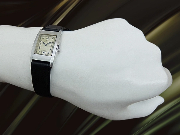 オメガ レクタンギュラー Cal.T17 SS アールデコ エイジングダイヤル  手巻き OMEGA [代行おまかせコース]
