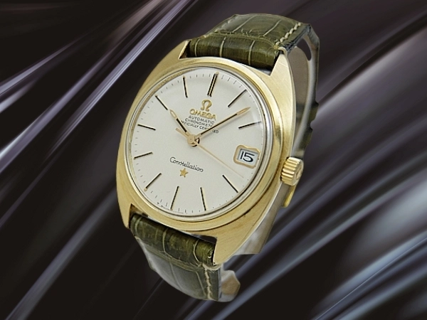 オメガ コンステレーション クロノメーター Ref.168.017 Cal.564 ゴールドトップ/SS Cライン シルバーダイヤル オートマチック OMEGA Constellation [代行おまかせコース]