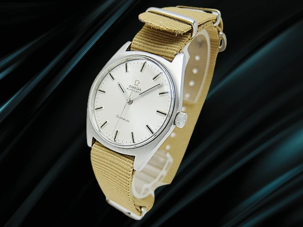 オメガ ジュネーブ Ref.165.041 Cal.552 SS シルバーダイヤル 引き通しベルト装着 オートマチック OMEGA Geneve [代行おまかせコース]