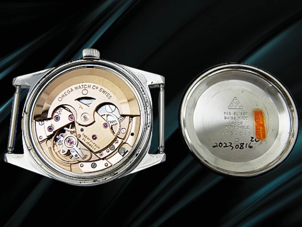 オメガ ジュネーブ Ref.165.041 Cal.552 SS シルバーダイヤル 引き通しベルト装着 オートマチック OMEGA Geneve [代行おまかせコース]