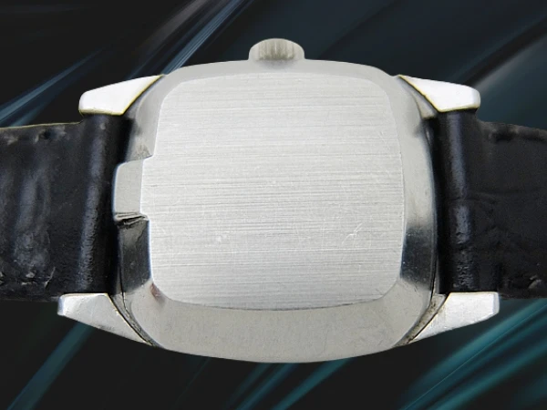 オメガ デビル レディース Ref.551.050 Cal.661 SS トノー シルバーダイヤル 社外ブラックレザー装着 オートマチック OMEGA DE VILLE [代行おまかせコース]