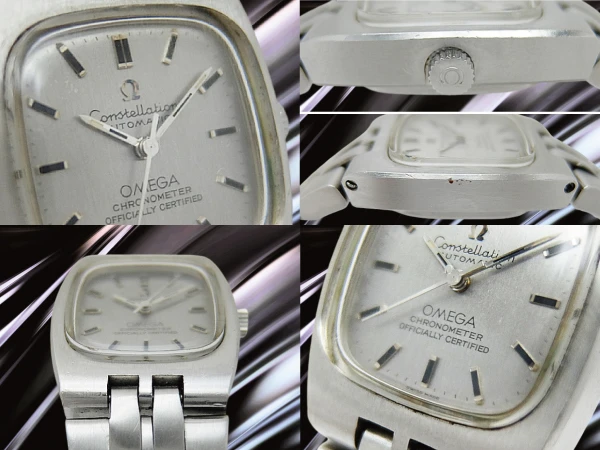 オメガ コンステレーション クロノメーター SS TVスクリーン型 グレーダイヤル ブレス装着 オートマチック レディースモデル OMEGA Constellation CHRONOMETER [代行おまかせコース]