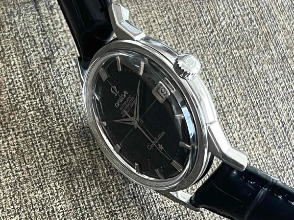 オメガ OMEGA コンステレーション 12角 クロスライン ブラック文字盤 Cal.561 クロノメーター