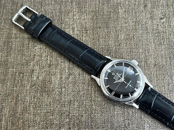 オメガ OMEGA コンステレーション 12角 クロスライン ブラック文字盤 Cal.561 クロノメーター