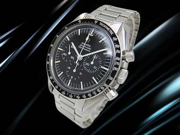 オメガ スピードマスター プロフェッショナル 4thモデル Ref.145.012-67SP Cal.321 SS ブラックダイヤル キャタピラエクステンションブレス装着 手巻き クロノグラフ OMEGA Speedmaster Professional 4th [代行おまかせコース]