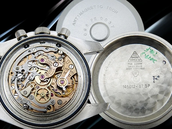 オメガ スピードマスター プロフェッショナル 4thモデル Ref.145.012-67SP Cal.321 SS ブラックダイヤル キャタピラエクステンションブレス装着 手巻き クロノグラフ OMEGA Speedmaster Professional 4th [代行おまかせコース]