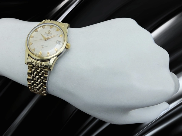 オメガ コンステレーション クロノメーター Ref.14393-8 SC Cal.561 GF/SS 12角パイパンダイヤル 7連ライスブレスレット装着 オートマチック OMEGA Constellation CHRONOMETER  [代行おまかせコース]