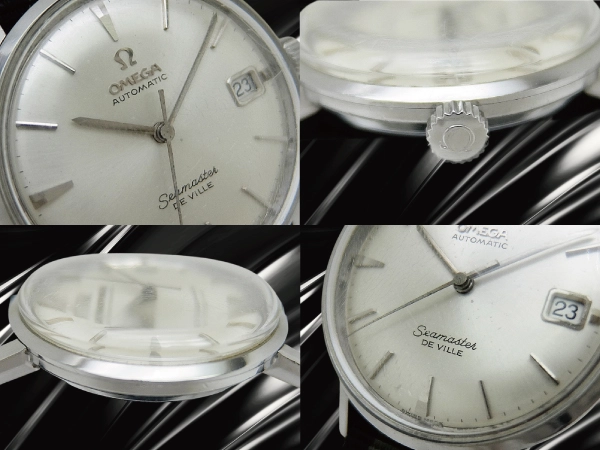 オメガ シーマスター デビル SS ユニシェルケース シルバーダイヤル 引き通しストラップ装着 オートマチック OMEGA Seamaster DE VILLE [代行おまかせコース]