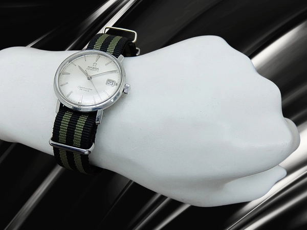 オメガ シーマスター デビル SS ユニシェルケース シルバーダイヤル 引き通しストラップ装着 オートマチック OMEGA Seamaster DE VILLE [代行おまかせコース]