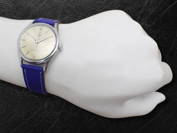 オメガ シーマスター Ref.2892-1SC Cal.284 SS エイジングダイヤル 社外レザー+Ω尾錠装着 手巻き OMEGA Seamaster 30mm [代行おまかせコース]