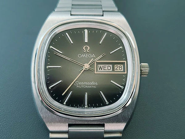 オメガ OMEGA シーマスター カラーダイヤル グレーグラデーション TVスクリーン オートマチック