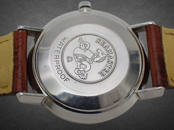 オメガ シーマスター デビル SS ユニシェルケース シルバーダイヤル 社外レザー装着 手巻き OMEGA Seamaster DE VILLE [代行おまかせコース]