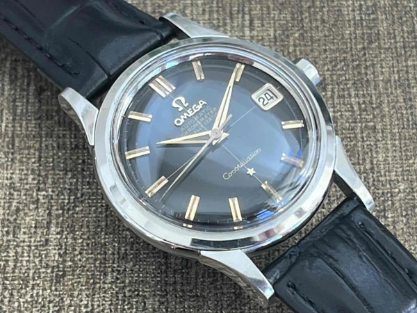 オメガ OMEGA コンステレーション ブラックミラー文字盤 クロノメーター Cal.504 10角リューズ