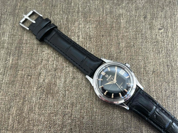 オメガ OMEGA コンステレーション ブラックミラー文字盤 クロノメーター Cal.504 10角リューズ