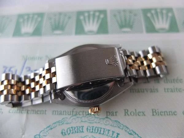 ロレックス オイスター パペチュアル ROLEX OYSTER PERPETUAL Ref.6751 ボーイズサイズ コンビモデル ロレックスの国際保証書付属