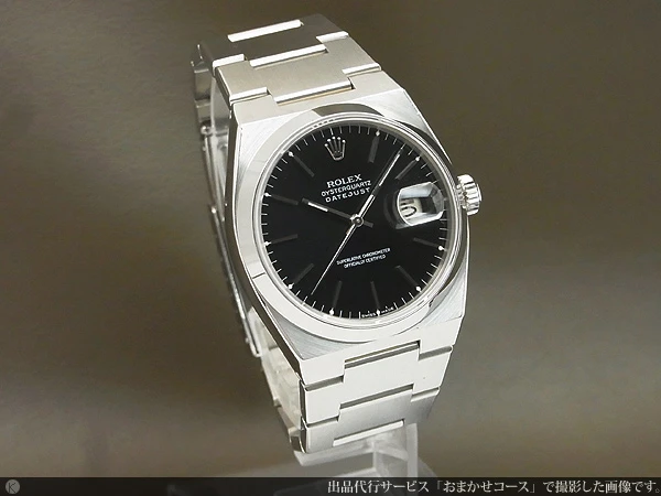 ロレックス ROLEX オイスタークオーツ デイトジャスト 絶版Ref.17000 ブラックダイヤル カレンダー 保証書・BOX等付属