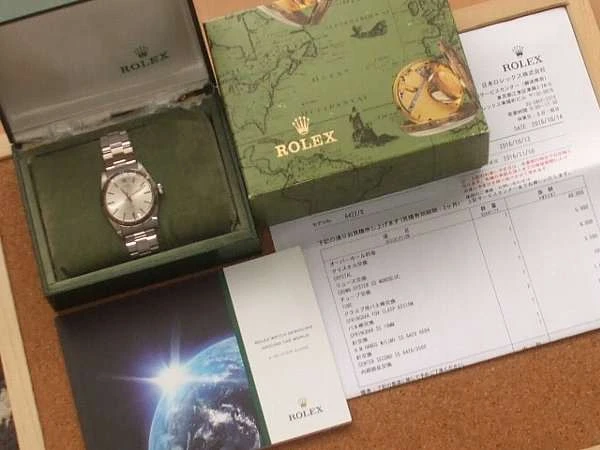 ロレックス ROLEX オイスター (直輸入品) 美品 日本ロレックスサービスセンター・オーバーホール見積書 メーカーオーバーホールガイドブック付