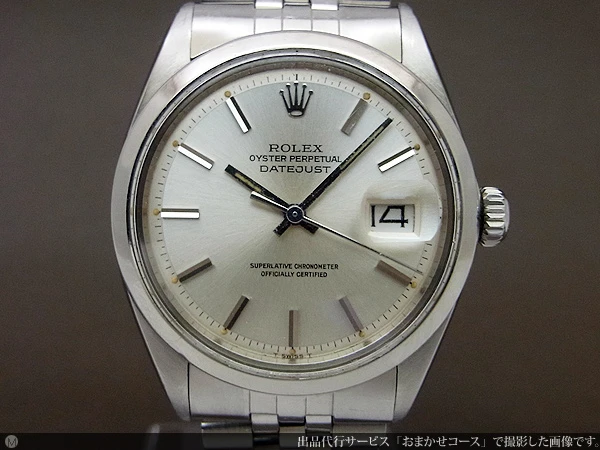 ロレックス ROLEX デイトジャスト Ref.1600 ツルベゼル シルバーダイアル 5連