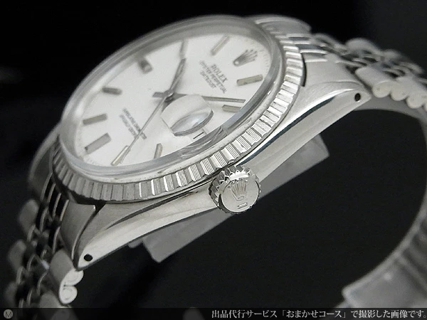 ロレックス ROLEX オイスターパーペチュアル デイトジャスト Ref.1603 名機1570搭載 ジュビリーブレス仕様 オートマチック 2015年OH済み 日本ロレックス見積もり書