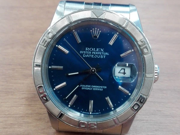 ロレックス ROLEX デイトジャスト Ref.16264 サンダーバード ブルー文字盤 国内保証書・BOX・付属品多