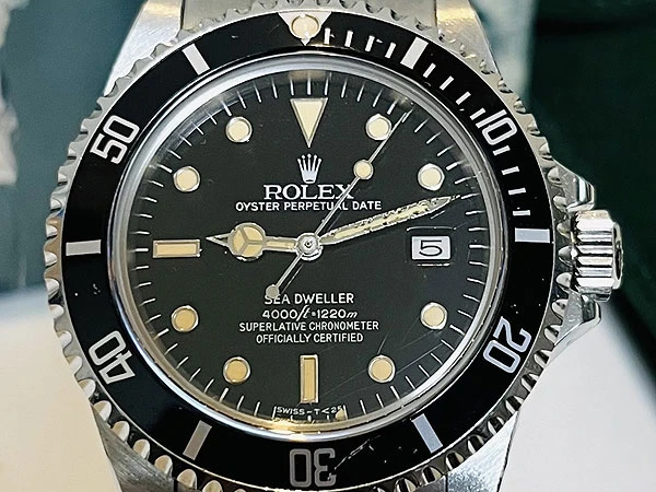 ロレックス ROLEX シードウェラー 16660 スパイダーダイヤル 1984年製 ギャランティー・箱・あまり駒1駒 修理補償書付き