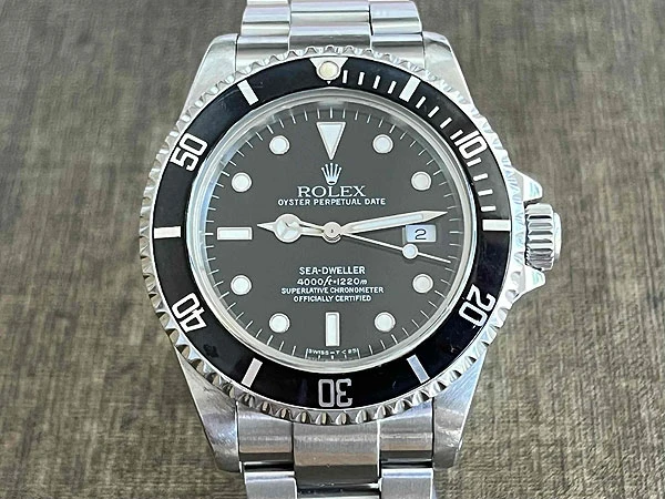 ロレックス ROLEX シードゥエラー 16600 N番 オールトリチウム文字盤 日本ロレックスOH見積書付属