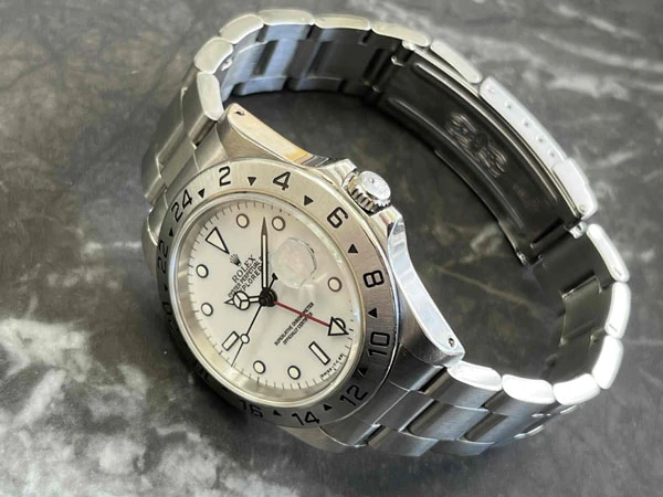 ロレックス ROLEX エクスプローラーII 16570 ギャランティー等完備 T番 オールトリチウム文字盤 販売店保証書付属