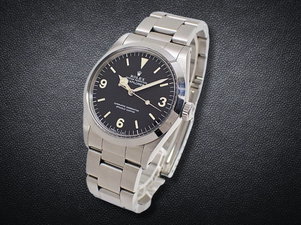 ロレックス エクスプローラーI Ref.1016 Cal.1570 SS ブラックダイヤル 3連ハードブレス Ref.78360 オートマチック 2026年OH済 時計店修理明細・日本ロレックス修理明細付属 ROLEX OYSTER PERPETUAL EXPLORERⅠ [代行おまかせコース]