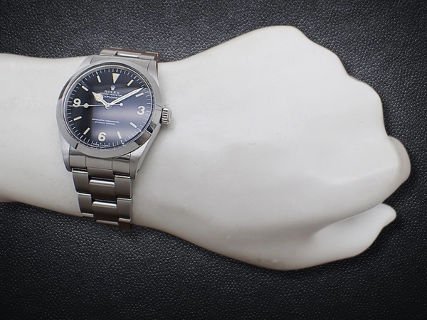 ロレックス エクスプローラーI Ref.1016 Cal.1570 SS ブラックダイヤル 3連ハードブレス Ref.78360 オートマチック 2026年OH済 時計店修理明細・日本ロレックス修理明細付属 ROLEX OYSTER PERPETUAL EXPLORERⅠ [代行おまかせコース]