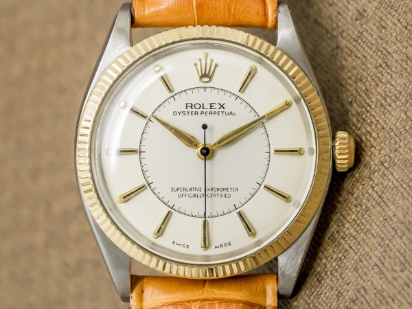 ロレックス オイスターパーペチュアル Ref.1005 YS/SS コンビ クロノメーター ツートーンダイヤル ROLEX [ 代行おまかせコース ]