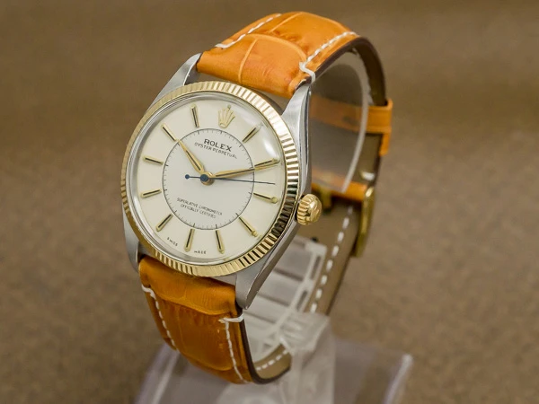 ロレックス オイスターパーペチュアル Ref.1005 YS/SS コンビ クロノメーター ツートーンダイヤル ROLEX [ 代行おまかせコース ]