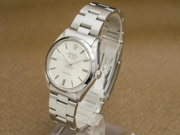 ロレックス オイスターパーペチュアル エアキング Ref.5500 プレシジョン メンズ 3連ハードブレス仕様 ROLEX Oyster Perpetual Air-King BOX 付き [ 代行おまかせコース]