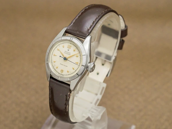 ロレックス オイスター レディース Ref.5005 アイボリーダイヤル エンジンターンドベゼル SSクラウン尾錠 ヴィンテージ ROLEX OYSTER LADIES [ 代行おまかせコース ]