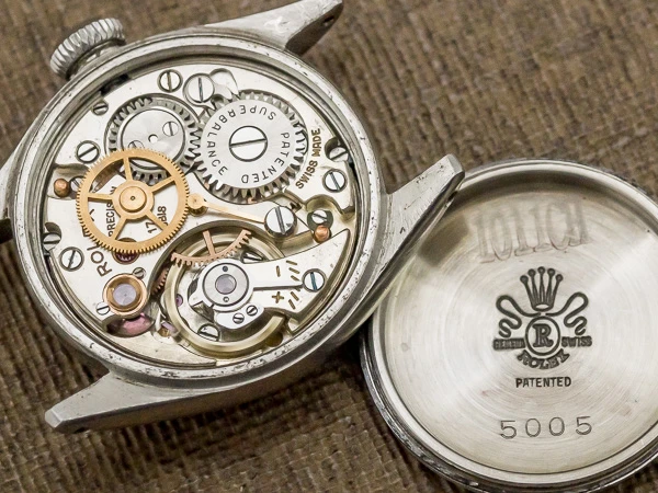 ロレックス オイスター レディース Ref.5005 アイボリーダイヤル エンジンターンドベゼル SSクラウン尾錠 ヴィンテージ ROLEX OYSTER LADIES [ 代行おまかせコース ]